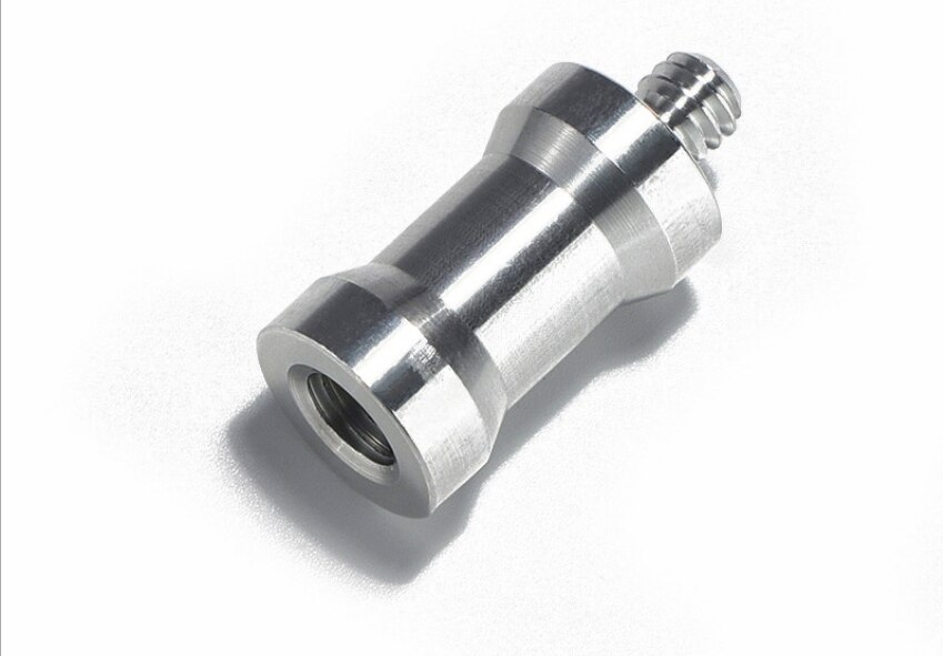 2Pcs M8 Vrouwelijke 1/4 Mannelijke Conversie Adapters Lamphouder Wederzijdse Rotatie Schroef Pan Tilt Montage Adapter Statief Camera