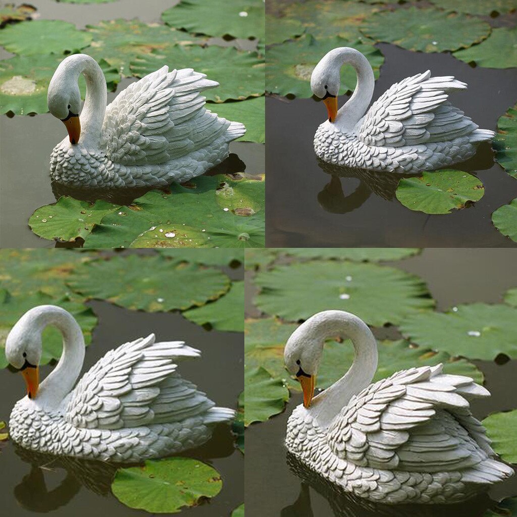 Outdoor Pond Bird Deterrent Decoration Lifelike Sw... – Vicedeal