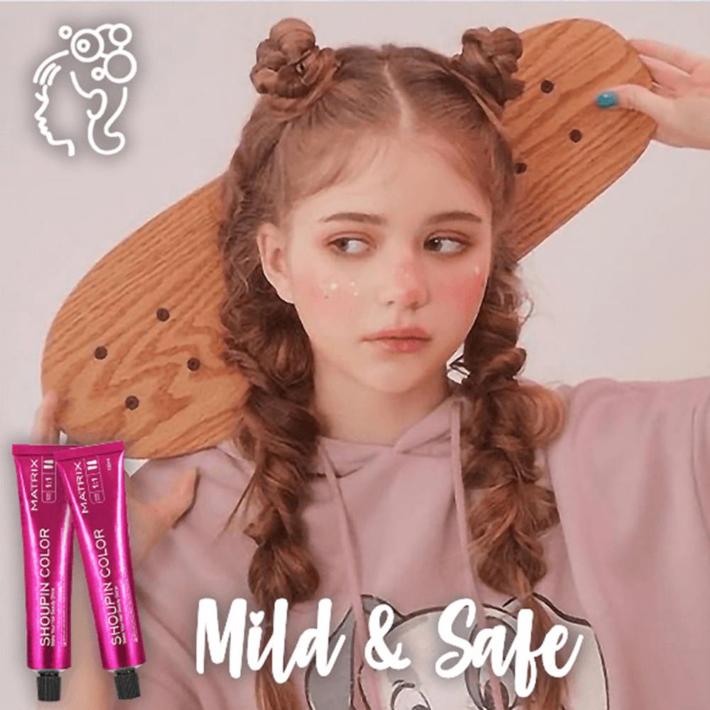 100ml Hair Dye Semi-Permanent Good-Looking Colorful Beauty Color Dye Nature Permanent Super Hair Dye Cream Girls Beauty Hair