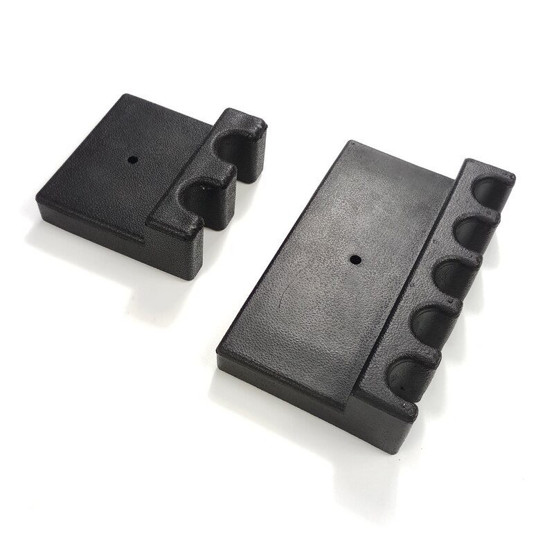 Soportes para tacos de mesa de billar de goma negra, en 2 uds./4 Uds./5 uds., estante portátil para palo de billar de mesa para snooker/carom, accesorios de mesa