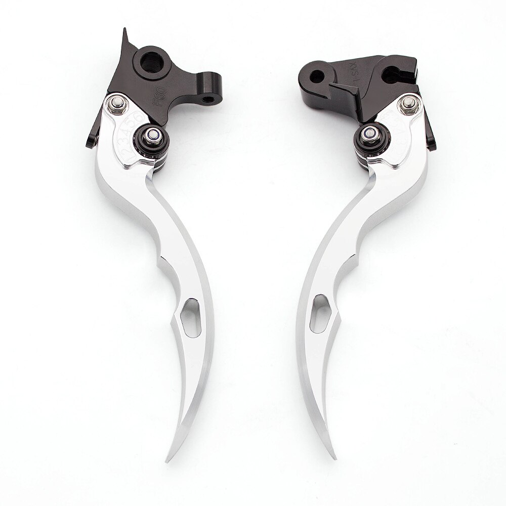 Palancas de embrague de freno de motocicleta con cuchilla CNC de aluminio ajustable para Yamaha XVS650 DRAGSTAR XVS 1100 DRAGSTAR 1999-2003