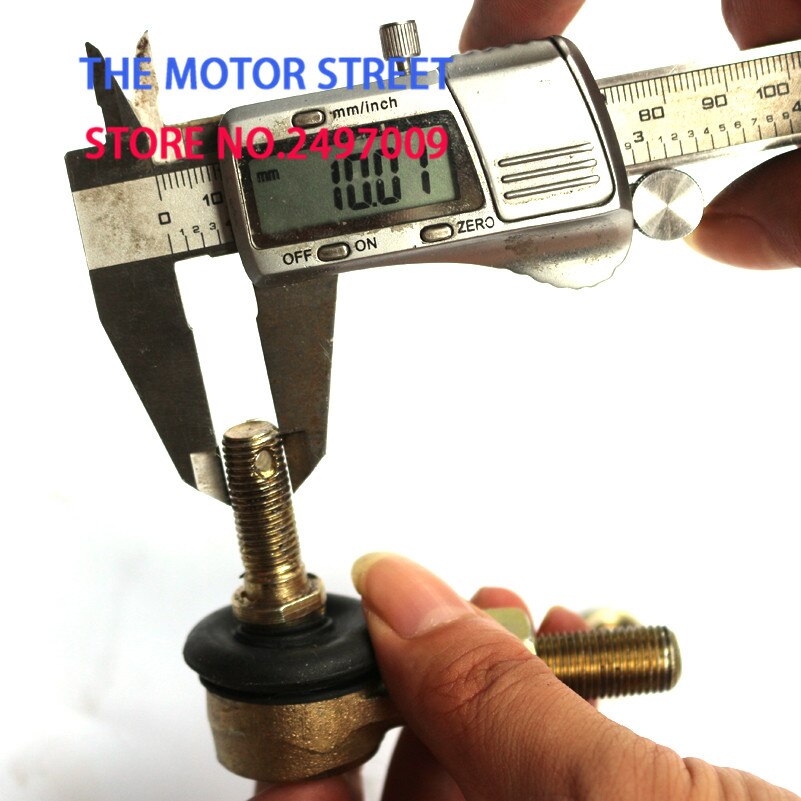 M10x12 Metal Motorcycle Tie Rod Ball Joint fit ATV Quad Turn joint ball rod Spare Parts