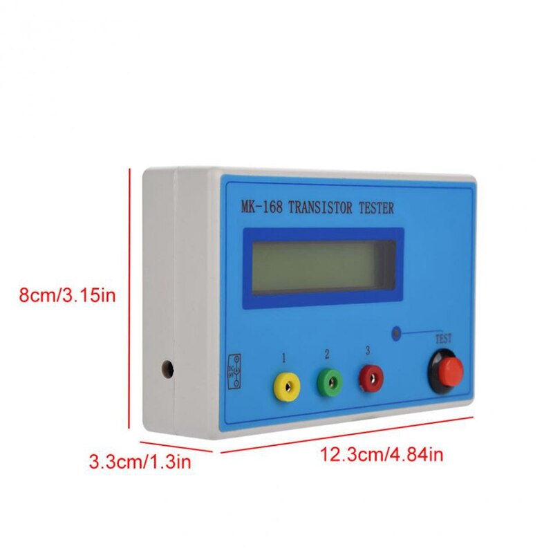 Medidor Mk-168 Transistor Tester diodo triodo capacitancia resistencia Esr Rlc Npn Pnp Mos