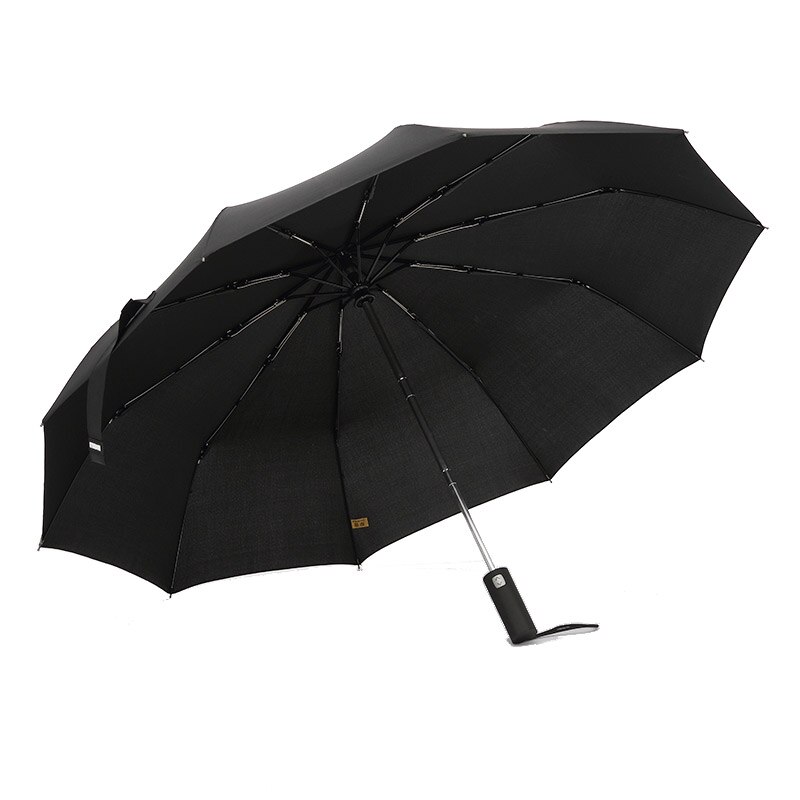 Automatische Paraplu Opvouwbare Volledige Automatische Zwart Winddicht Opvouwbare Paraplu Mannen Windbestendig Paraplu Gentleman Paraplu HH50YS