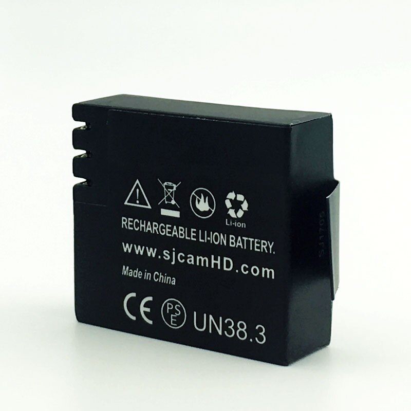 2 pièces SJCAM batterie 3.7V Li-ion 900mAh batterie de secours rechargeable pour SJCAM SJ4000 SJ5000 SJ5000X Elite M10 WiFi caméra d'action