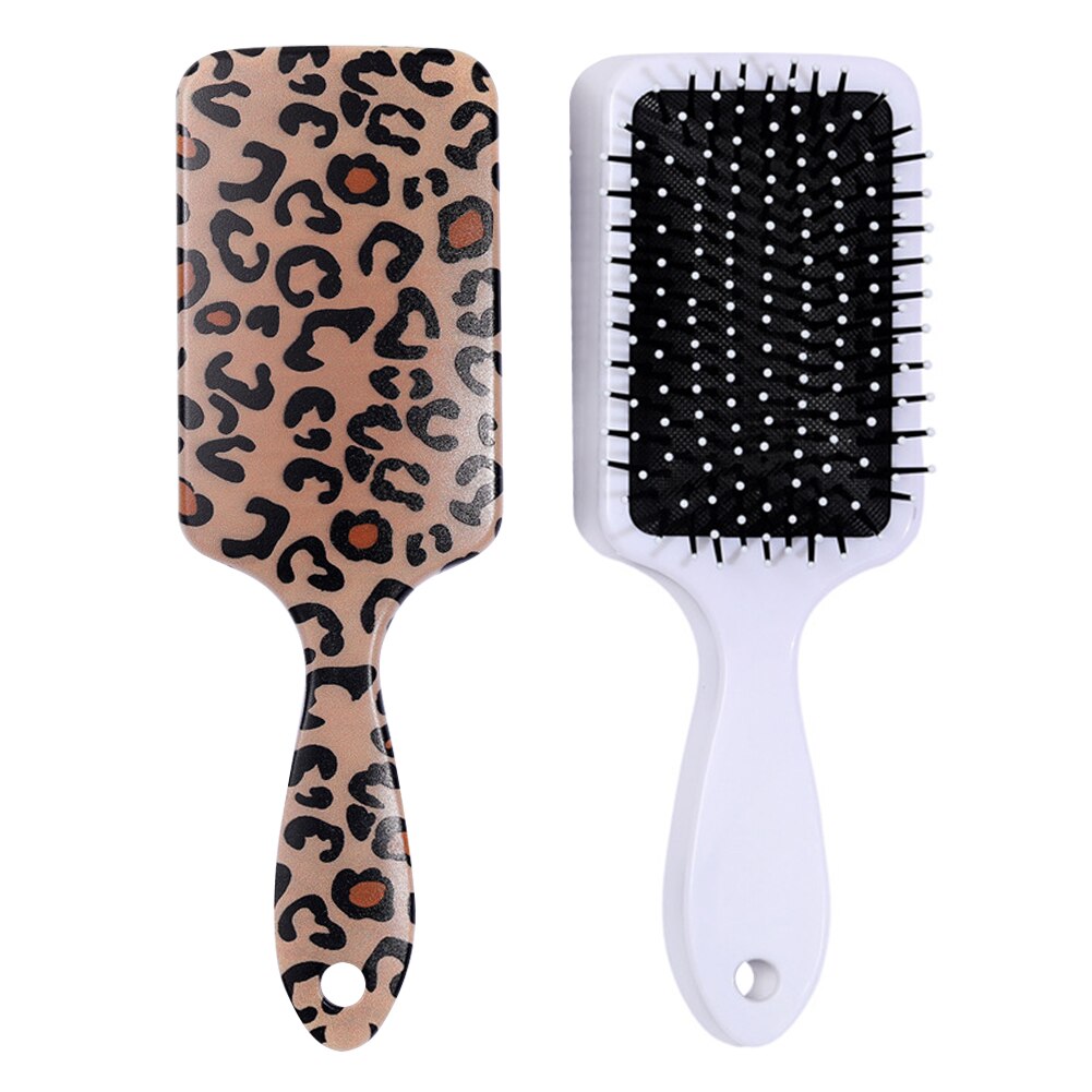 Massage Airbag Comb Leopard Print Hair Cushion Comb Shunfa Square Cartoon Animal Plastic Comb