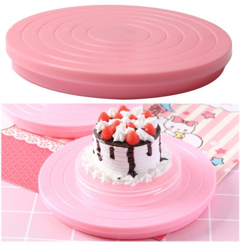 Mini Cake Turntable Polymer Clay Tool Ceramic Pottery Swivel Wheel Stands Rotate 360 Enabling Perfect and Intricate Decoration