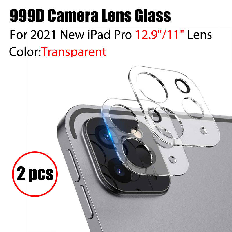 Vetro temperato 2in1 per Ipad pro 11 12.9 pellicola protettiva per tavoletta con obiettivo fotocamera posteriore per Ipad pro 12.9 11 2021 2020 pellicola protettiva: 2 pezzi (2021)