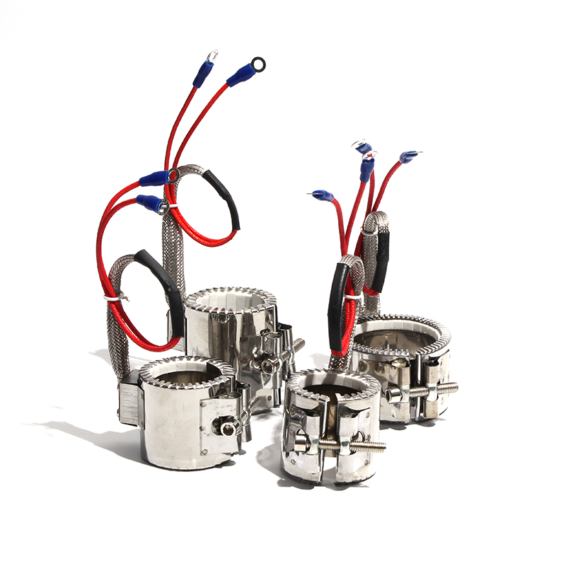 110V/220V/380V Ceramic Ring Band Heaters 30x30/35/40/45/50mm 130W-230W Heating Element for Extruders Granulators