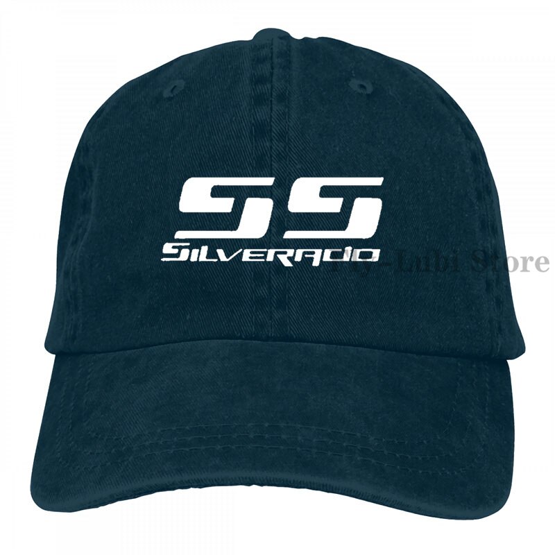 Chevrolet Silverado Ss(3) gorra de béisbol para hombre y mujer gorra ajustable de: 2-Navy