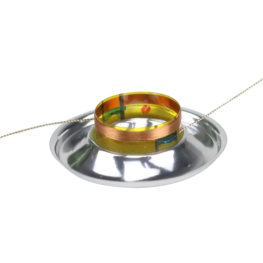 GHXAMP 14-Kern-Schwingspule mit 13,28 mm umgebener Lautsprecher, 8 OHM, kleine Ultra-Höhen-Schwingspule, silberweißer Film, 2 Stück