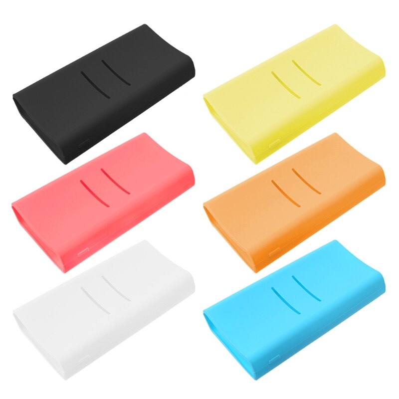 1pc antypoślizgowa ochrona silikonowa skrzynki pokrywa dla xiaomi mi 2C 20000mAh Powerbank R91A