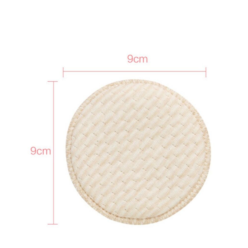 4Pcs Non-Woven Cotton Collection Nursing Breast Pads Breastfeeding Absorbent Cover Stay Dry Cloth Pad: 9x9cm