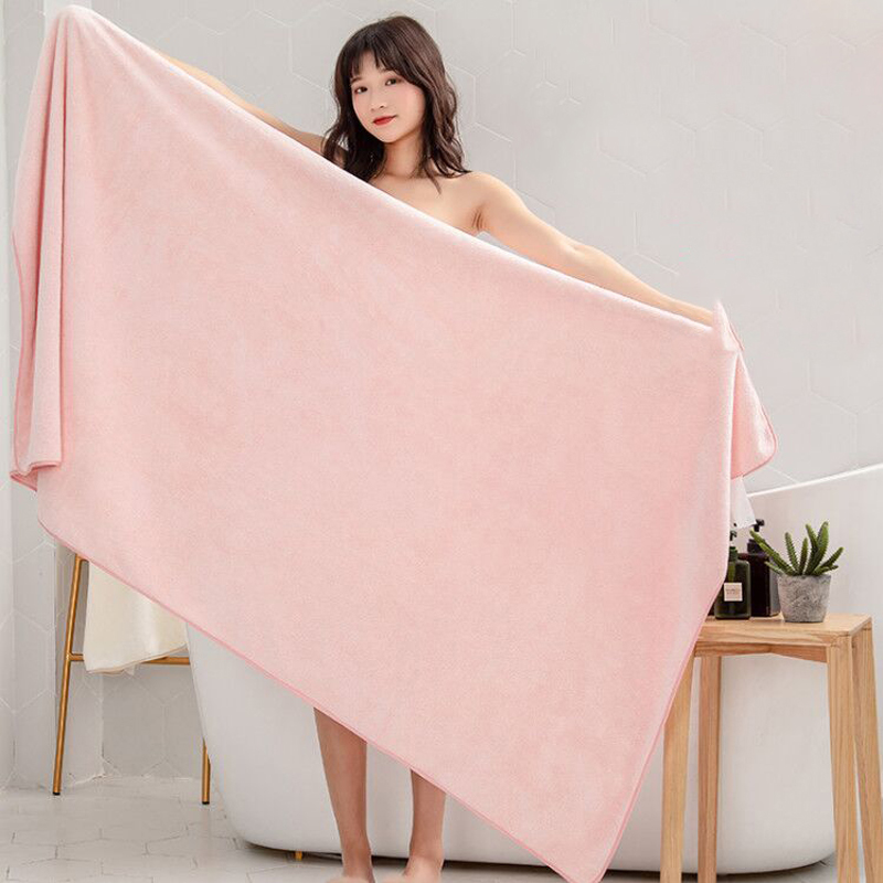 Women Wearable Bathrobe Bath Towel Home Microfiber Absorbent Quick Dry Bath Skirt Beach Spa Bath Towel Bathroom Textile Bathrobe