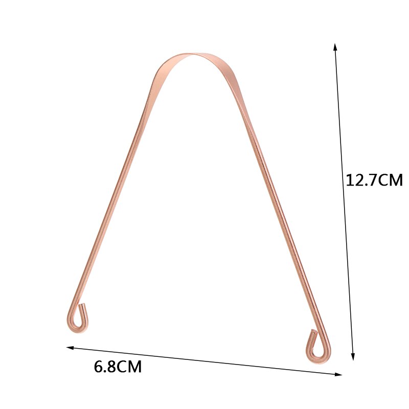 1 Pcs Tong Schraper Schoner Metalen Reiniging Schraper Voor Mannen En Vrouwen Tong Tandenborstel Dental Mondhygiëneprotocol Tool