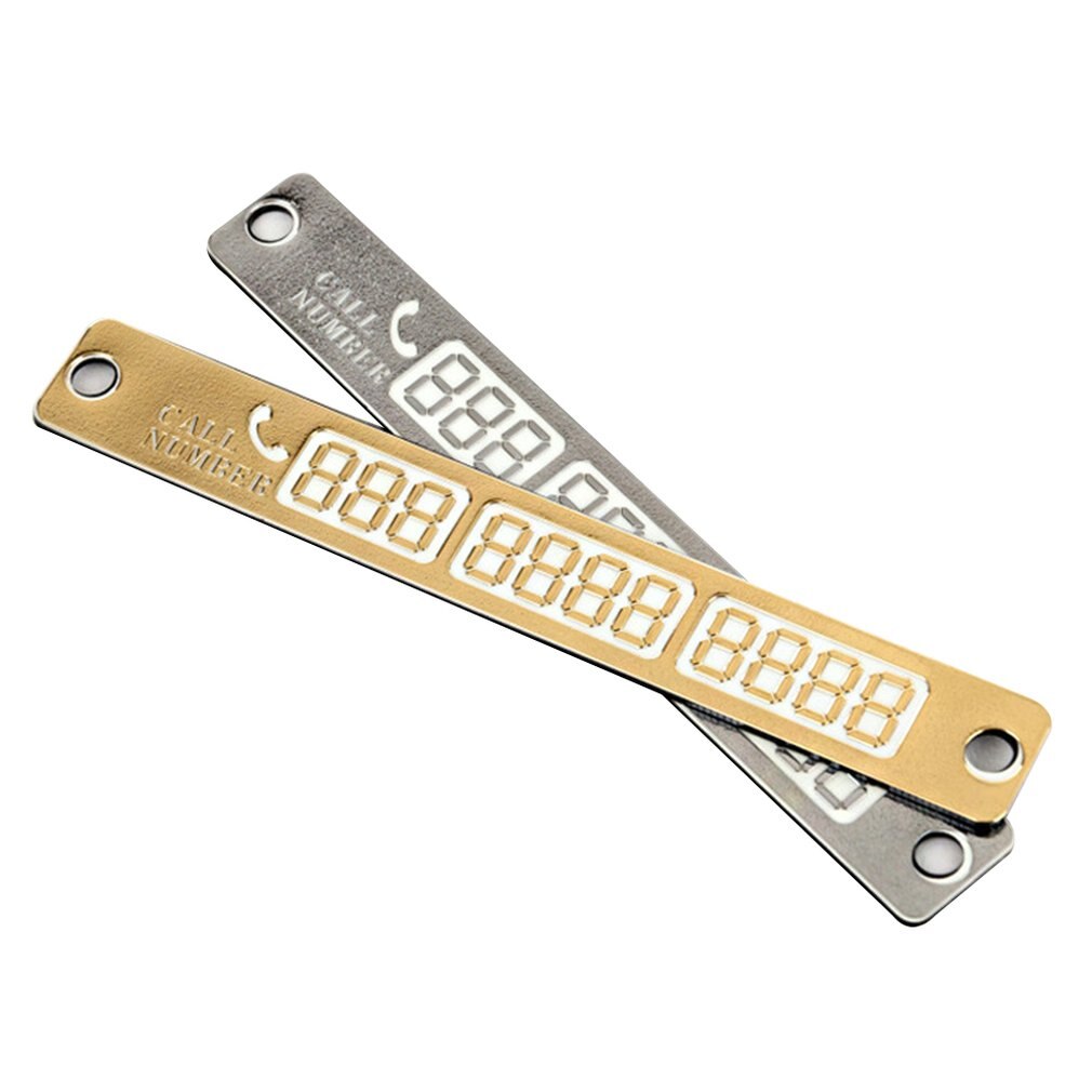 Auto Lichtgevende Tijdelijke Parkeerkaart Met Sukkels En Nachtlampje Telefoonnummer Tijdelijke Stop Teken Kaart Plaat