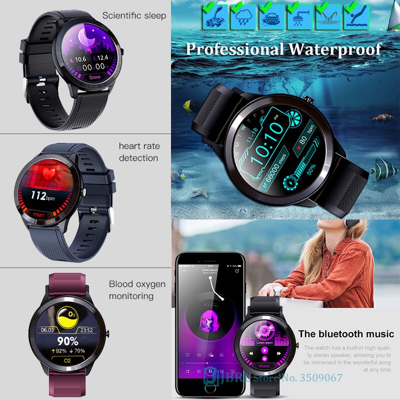 Reloj Digital deportivo para hombre, pulsera electrónica LED, resistente al agua, con Bluetooth táctil