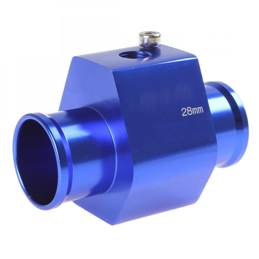 28mm Aluminium Water Temperature Temp Guage Meter Auto Car Water Temperature Sensor Adapter with Clamps