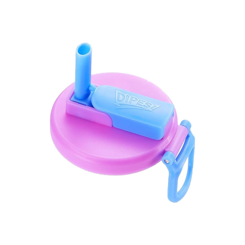 Soda Can Lids with Straw,Silicone Straws Soda ​Can Covers Lid,Reusable for Can Covers for Soda, Beverage, Juice,Seltzer: Chocolate