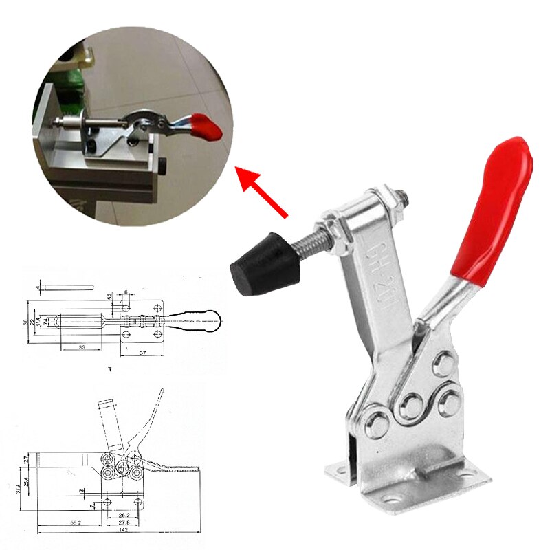 Toggle Clamp Quick Workholding Tool Push Pull Release Accessories Home Metal Capacity