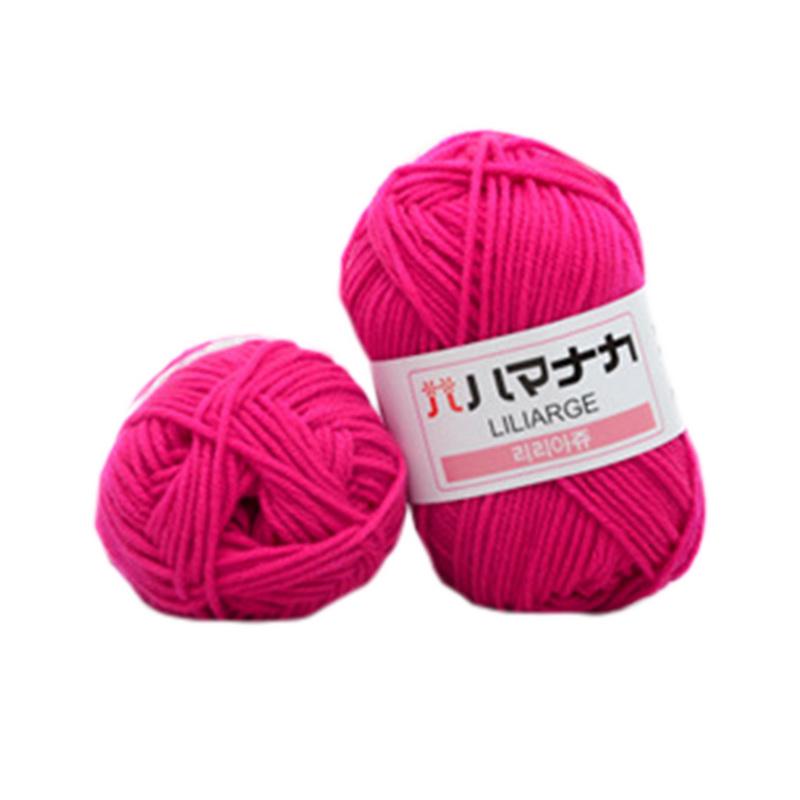 Super Soft Milk Sweet Soft Cotton Baby Knitting Wool Yarn Milk Cotton Thick Yarn for Knitting Scarf Hand Knitting Crochet Yarn
