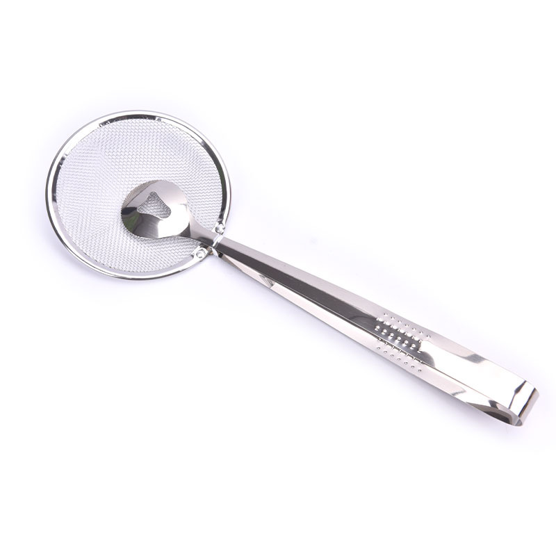 Kitchen Accessories Stainless Steel Fried Food Fishing Oil Scoop Kitchen Gadget and Barbecue Brush for Kitchen Tools Home-S: Default Title