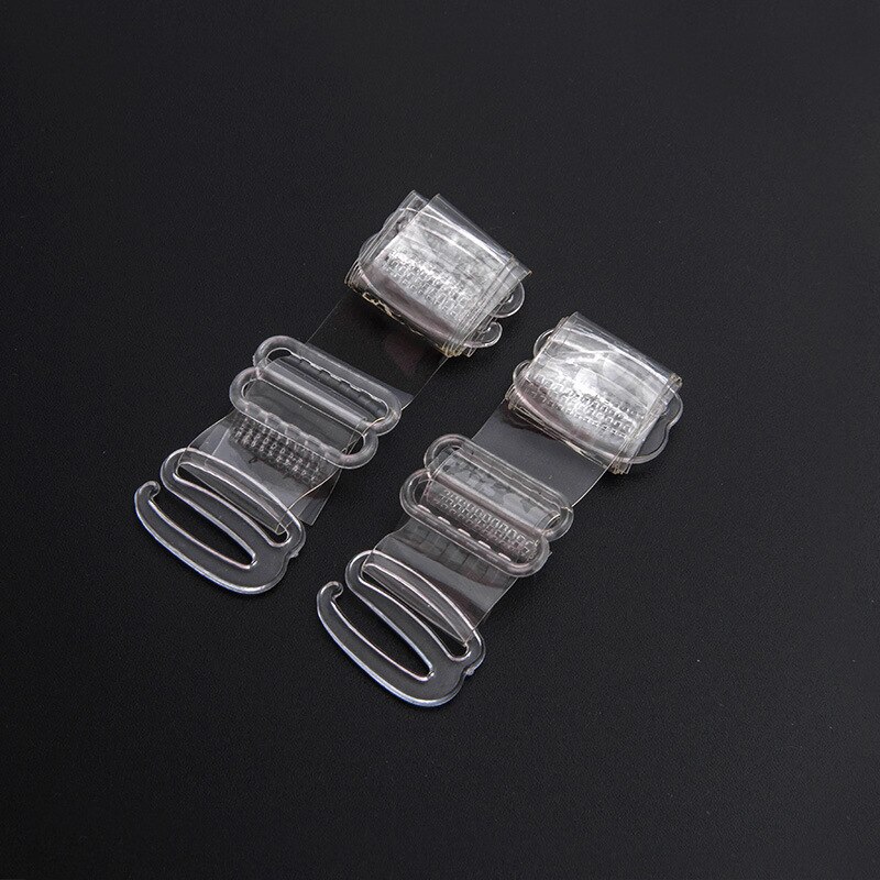 Bionek 5 par gennemsigtige bh-stropper skønhed ryg høj elastisk stribe tpu elastisk justering type krystal usynligt bælte: 1.5cm( paperback)