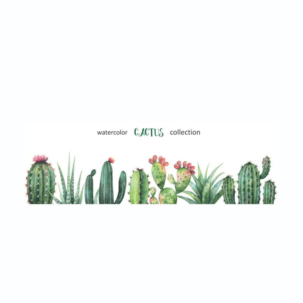 Hojas de plantas tropicales, pegatinas de pared, decoración del hogar, habitación de los niños, pegatinas de plantas verdes