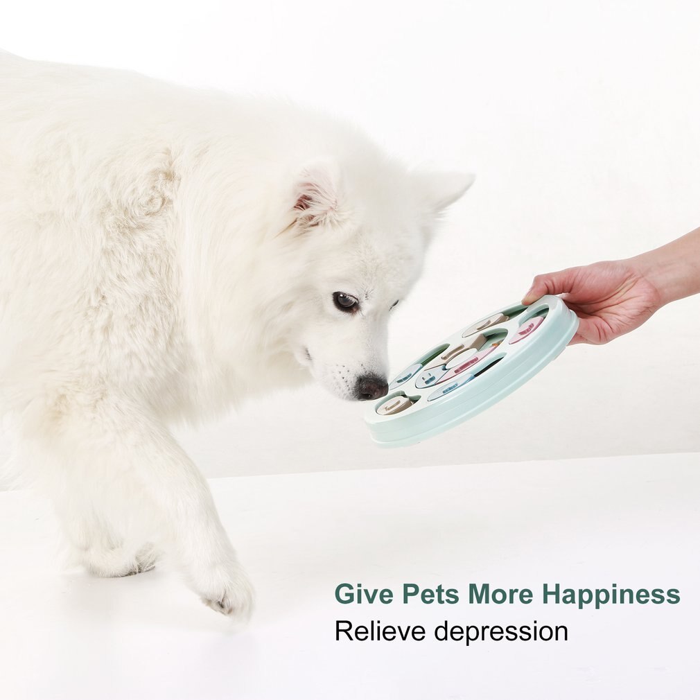 Dog Puzzle Slow Feeder Toy Brain Games Feeder With Non-Slip Dog Interactive Toy Puppy Treat Dispenser Puzzle
