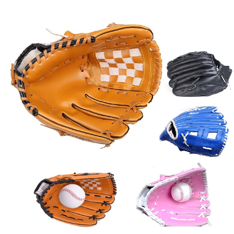 ZYMFOX Baseball Handschuh, Verknüpfungen Hand, Weichen Ball Handschuhe Baseball Zubehör, Taco de Basebol, bat de beisbol, guantes de beisbol Handschuhe