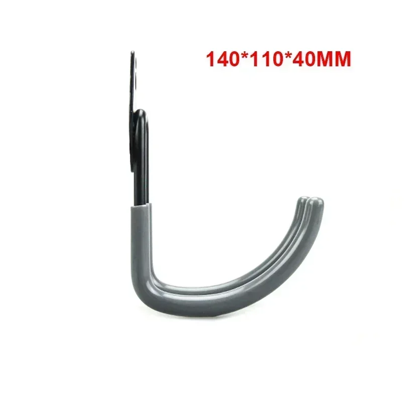 Ganchos para colgar bicicletas, gancho de Metal resistente, organizador de garaje, montaje en pared, gancho de almacenamiento antideslizante, escaleras, herramienta de jardín: violet