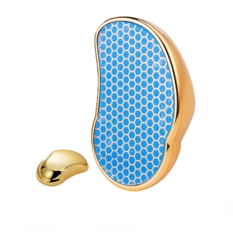 Foot Plate File Peeling Stone Peeling Foot Old Fluorescent Foot Peeling Artifact Peeling Nano Glass Foot Plate File Exquisite: Gold