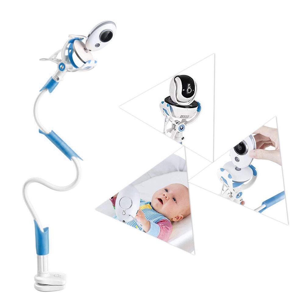 Baby universal overvågning kameraholder fleksibel video monitor stativ til baby vugge krybbe support: Default Title