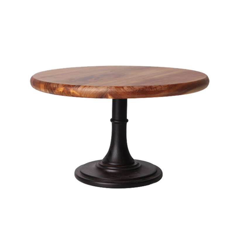 Wooden Cake Stand Turntable Rotating Round Cake Stand Cake Decorating Tools Cake Rotary Table Kitchen DIY Pan Baking Tools