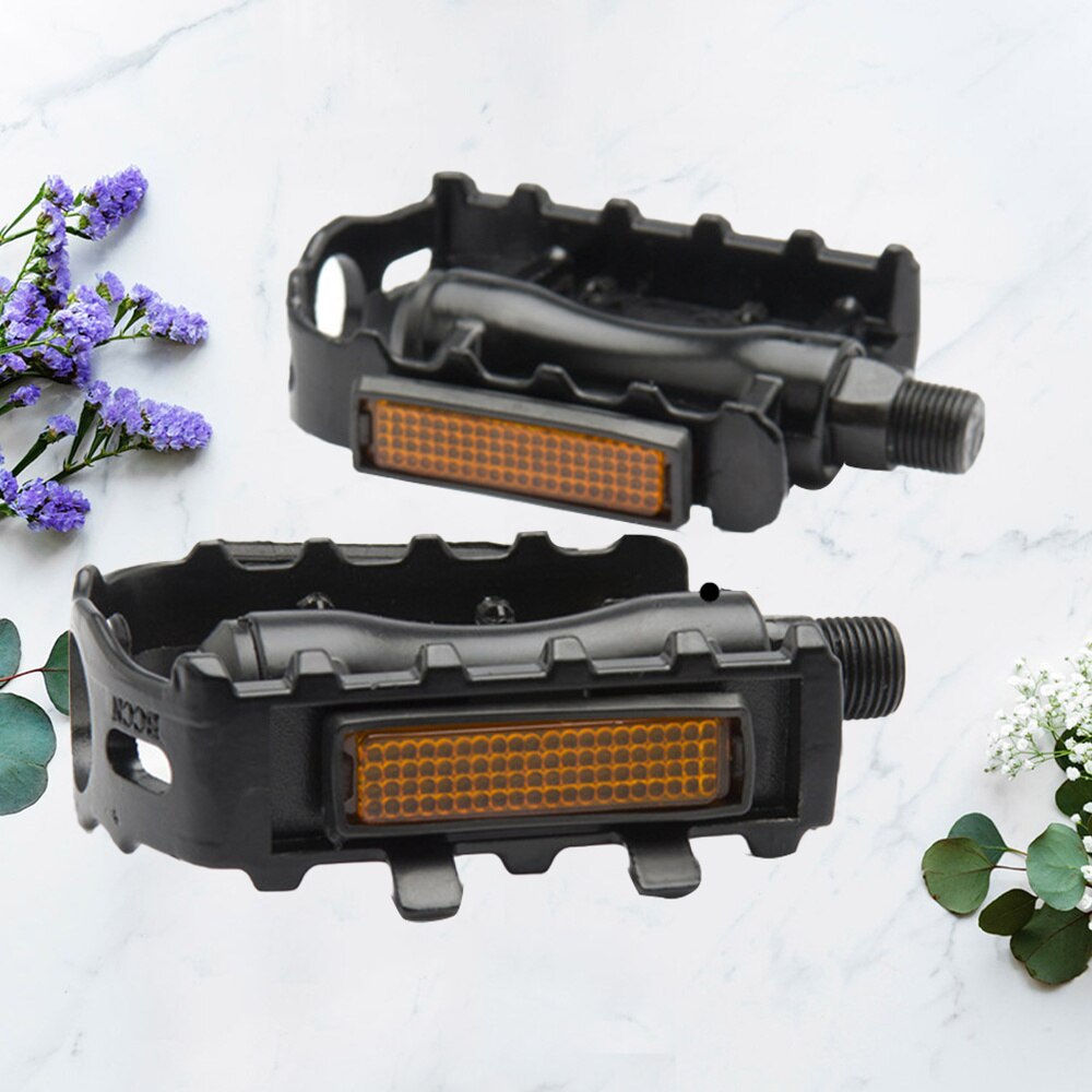 1 Pair Aluminum Alloy Bike Pedal for Fixed Gear Mountain Bike: Black