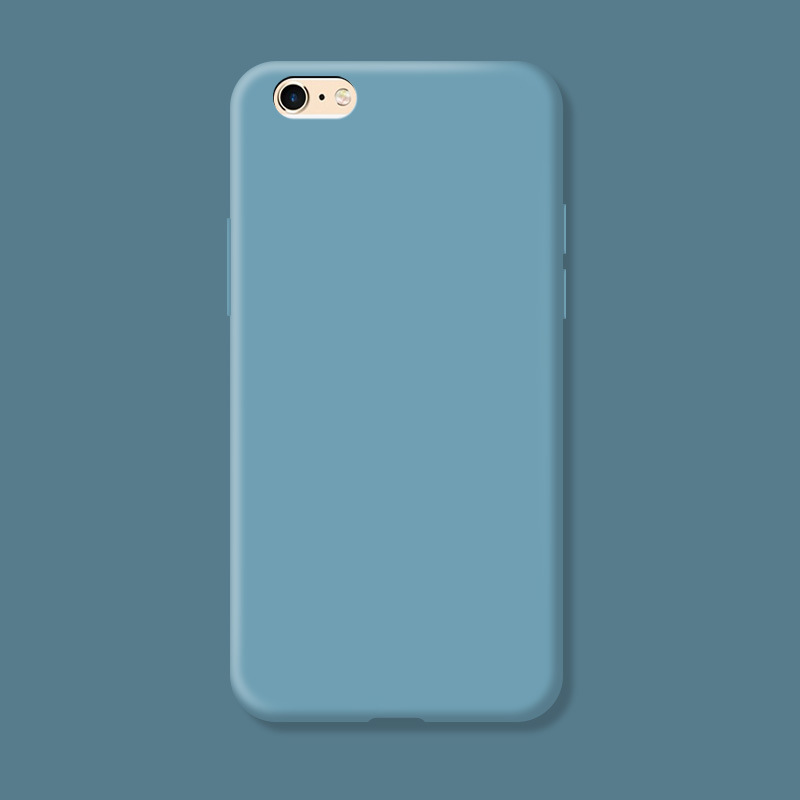 Nueva funda original Fundas para iphone 6 6s funda protectora de silicona a prueba de golpes para iphone6 Plus: Aluminio / Negro
