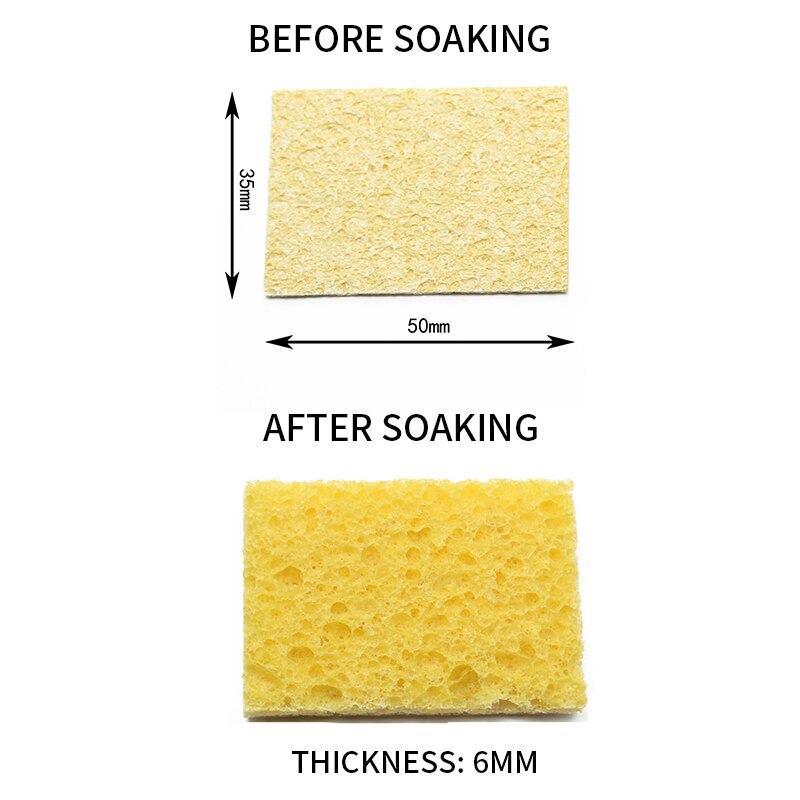 Cleaning Sponge Cleaner Enduring Electric Welding Soldering Iron Electric Soldering Iron Tip Resistant High Temperature Sponge