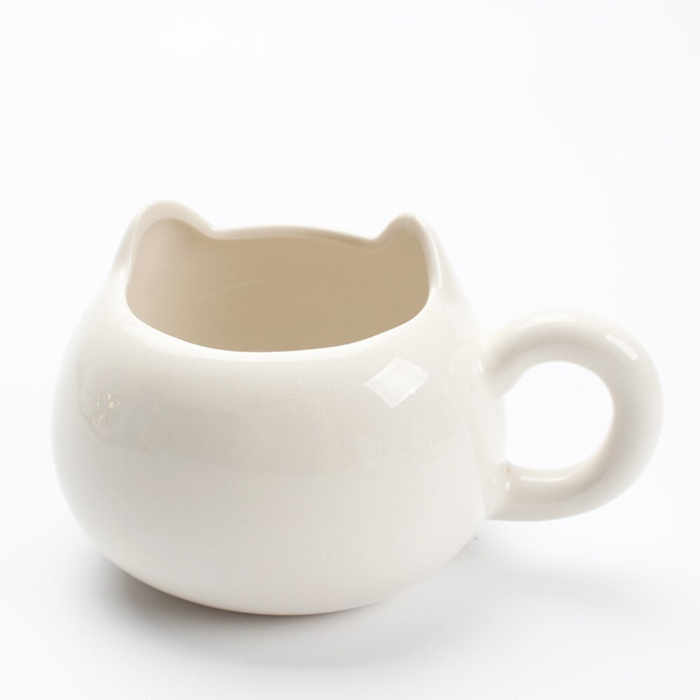 Cat mug ceramics mug cute kitten breakfast cup animal shaped cat cup mug Coffee Tea Milk Animal Cups