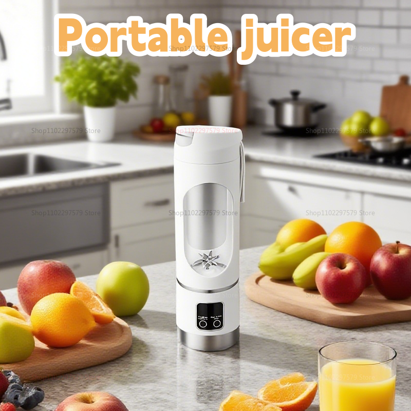 Przenośny, ładowany przez USB mini mikser robić smoothie, koktajli mlecznych, soków owocowych, osobisty przyrząd robić świeżo wyciskanych napojów na wynos.