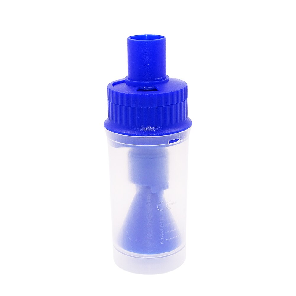 8Ml Geneeskunde Verstoven Gezondheidszorg Inhaleren Vernevelaar Nebulizader Kinderen Volwassen Oplaadbare Automizer Tank Cup Spuit: blue