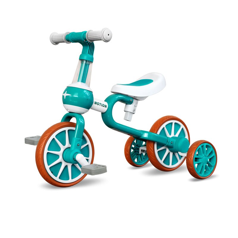 Super Light Balance Baby Bicycle For 1-4 Year Old Kids 3 Colors Walking Bike With Toddlers Pedal Scooter and Footrest