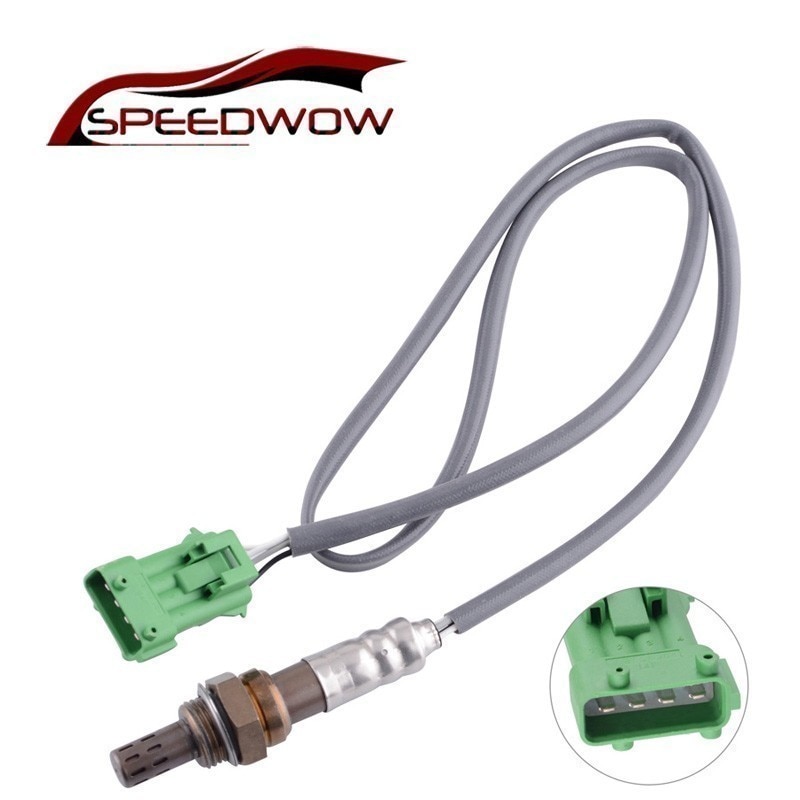 SPEEDWOW 4 Pin 96368765 Oxygen O2 Sensor Lambda Probes Sensor For Peugeot 106 206 207 306 406 407 607 Fit CITROEN C2 C3 C4 C5 C6