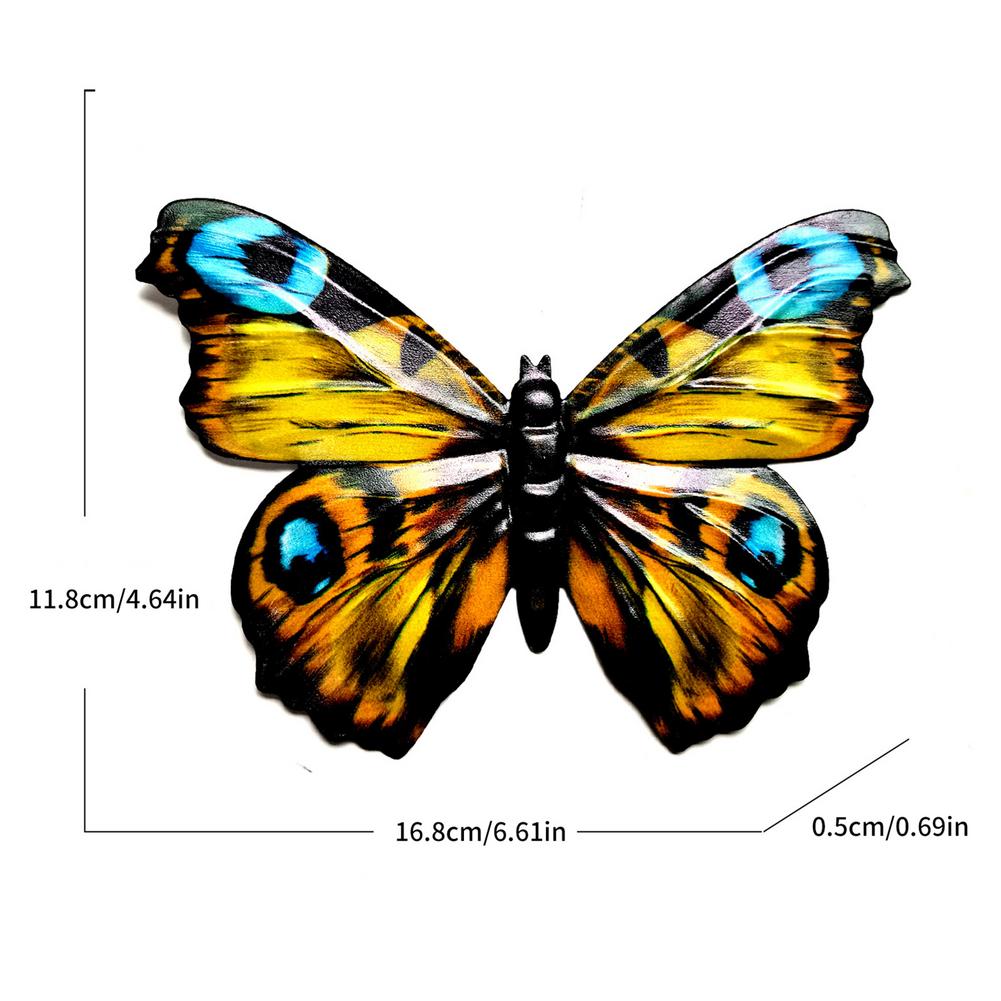 3D Metal Butterfly Decor Inspirational Wall Decor Sculpture