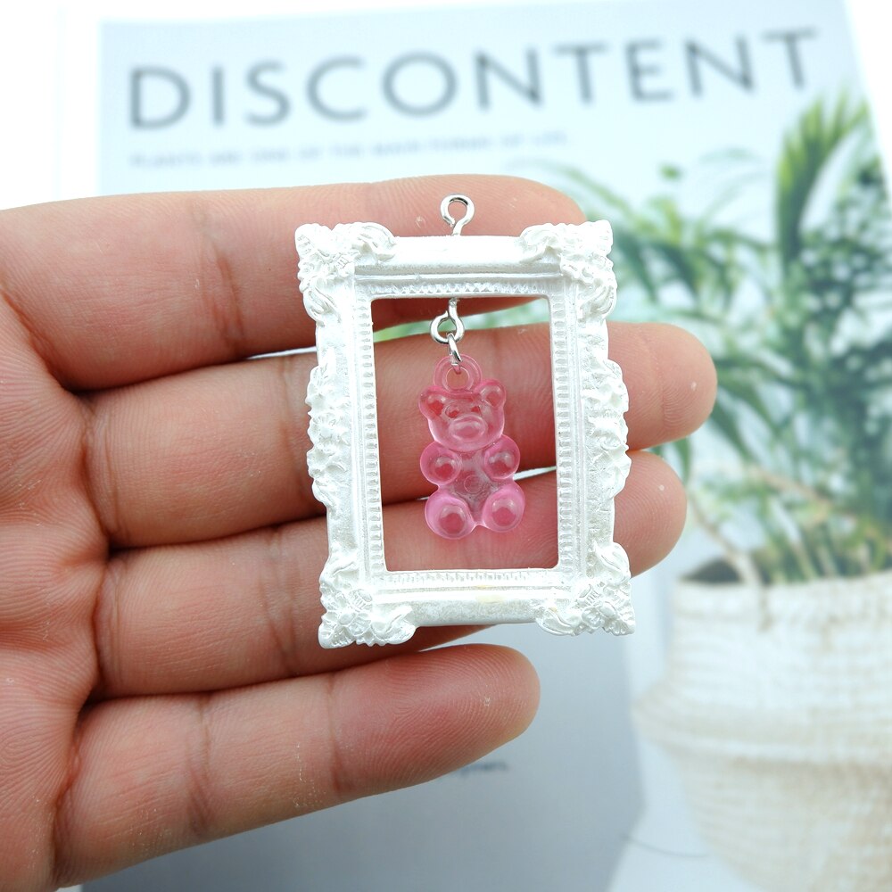 Resin Cute Girls Charms For Bracelets Key Chain Earring Jewelry Making DIY Craft Pendants Handmade: 1