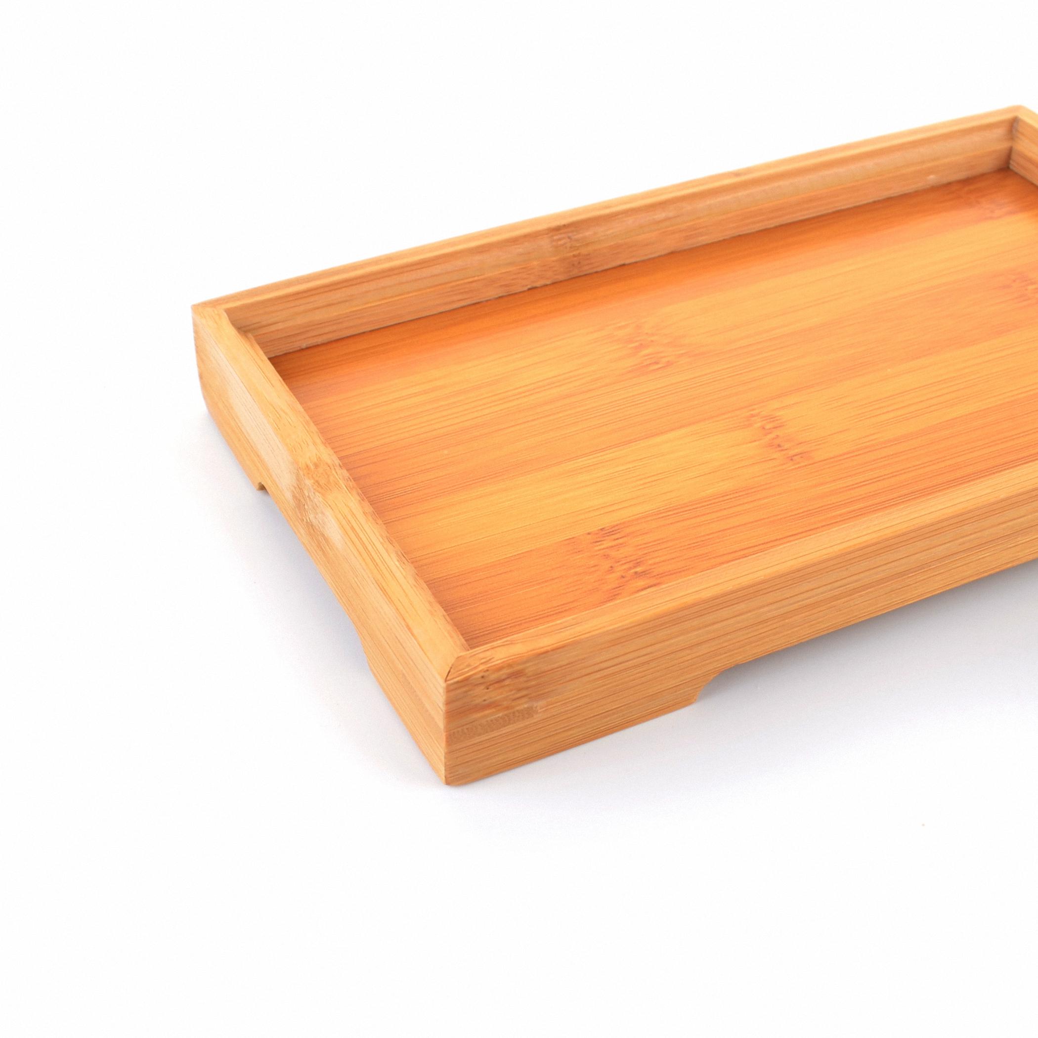 Kinds Natural Bamboo Flat Tea Tray Rectangular Fruit Tray Hotel Home Furnishing Gongfu Kung fu Tea Tray Serving Table