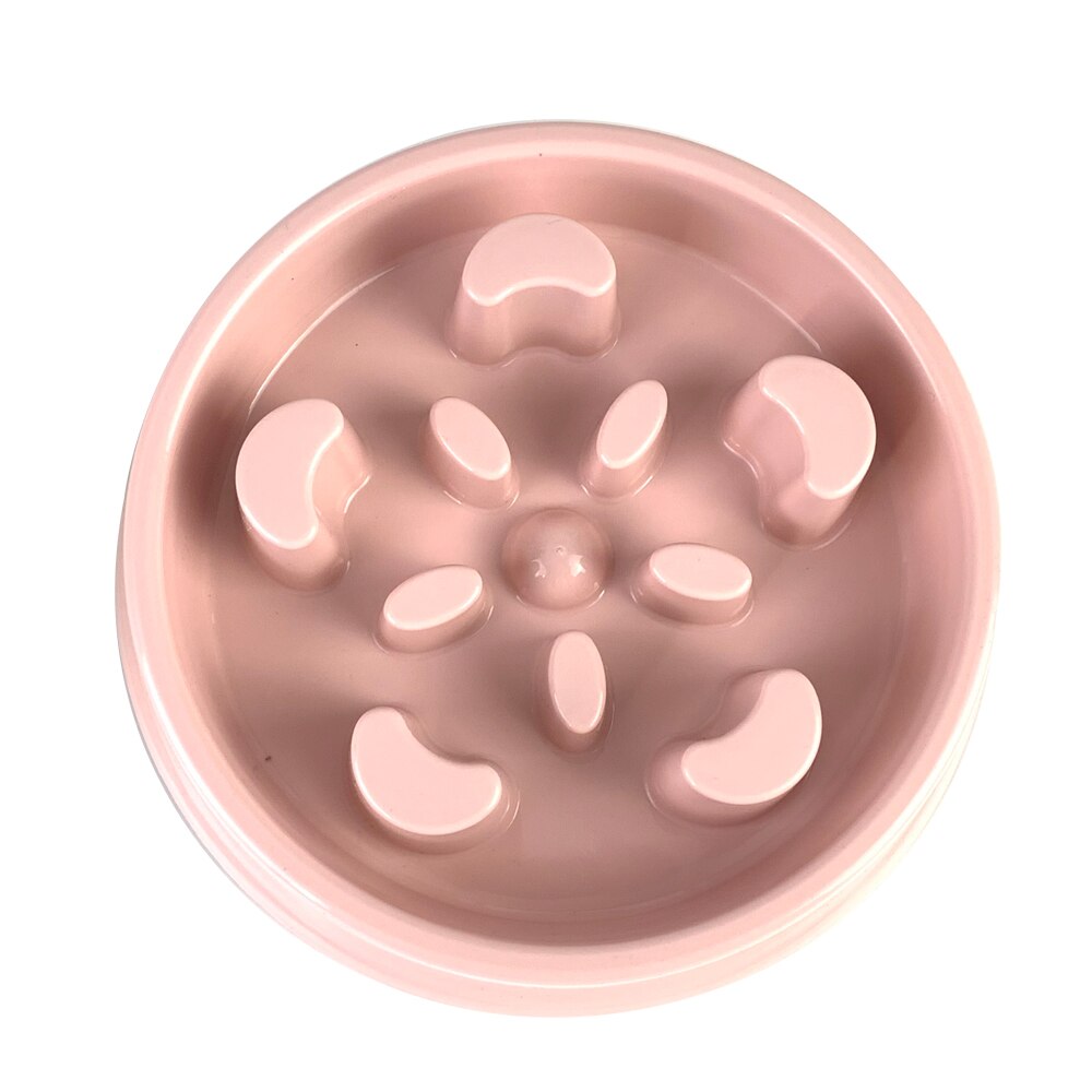 Draagbare voerbak voor honden, voerbak voor puppy's, voerbak voor langzaam eten, voerbak voor katten, hondenbenodigdheden van plastic: 2-2