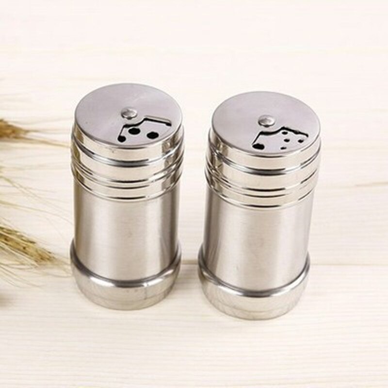 1pc draagbare kruidenpotjes voor buiten, camping, picknick, zout, kruiden, draaibare deksel, container, camping, bbq, servies, kookgerei