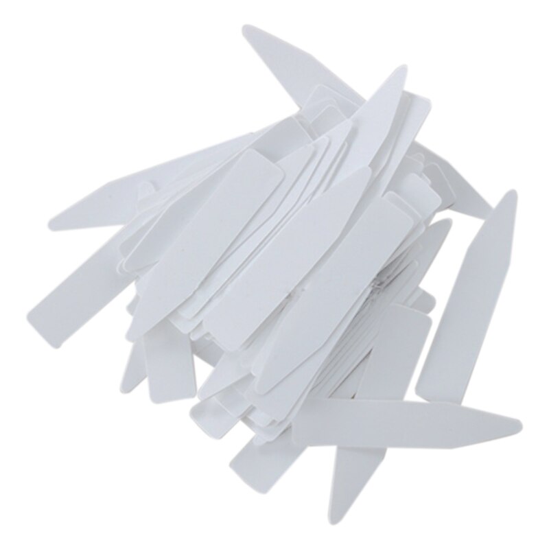 100 stk genanvendelig pvc plante tag etiket træ frugt frøplante haven blomsterpotte plastik etiket sorteringsværktøj: Default Title