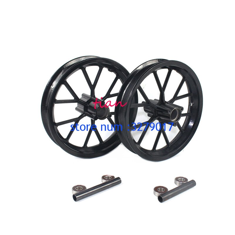Llanta de aleación de aluminio para Mini Moto, llanta delantera y trasera de 222mm, 49cc,