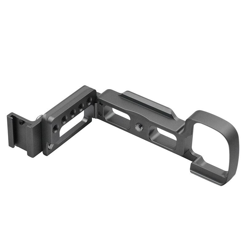 Vertical Shoot Hand Grip with Shoe for Sony Alpha ILCE-6400L 6400M A6400 A6300 Quick Release L Plate Camera Bracket Holder